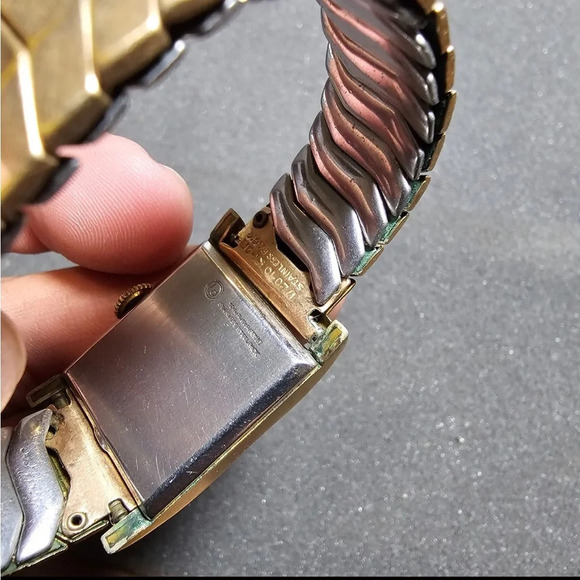 Vintage Cavalcade Mechanical Wind Up Watch 10K Gold Filled Crystal Dial Working - Picture 9 of 11